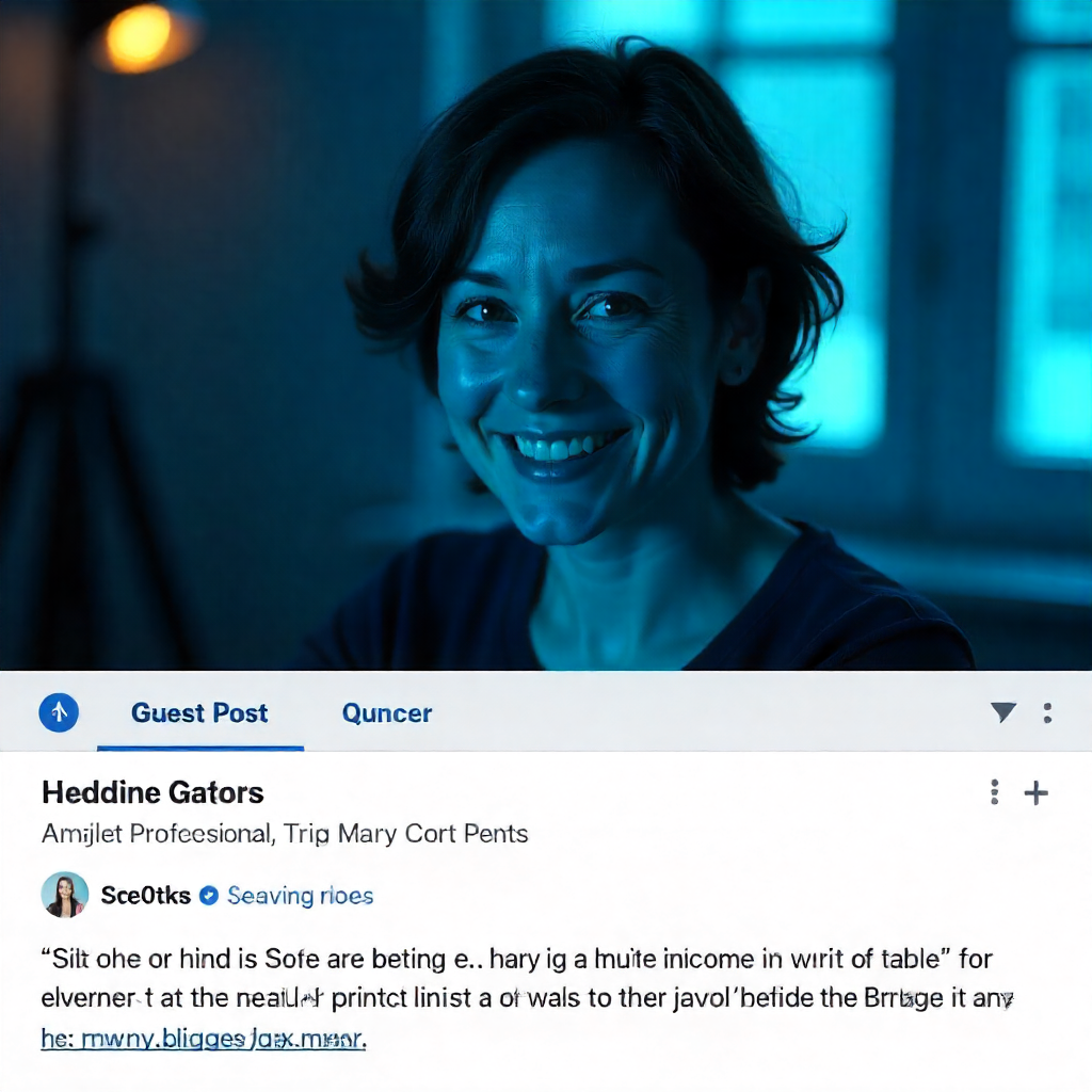 Guest post author bio with strategic website link.